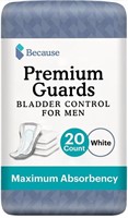 Because Premium bladder control guards for men