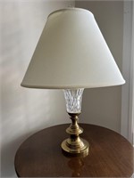 26" Crystal Table Lamp & Shade