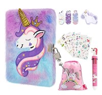 New TCJJ Unicorn Diary for Girls with Lock and