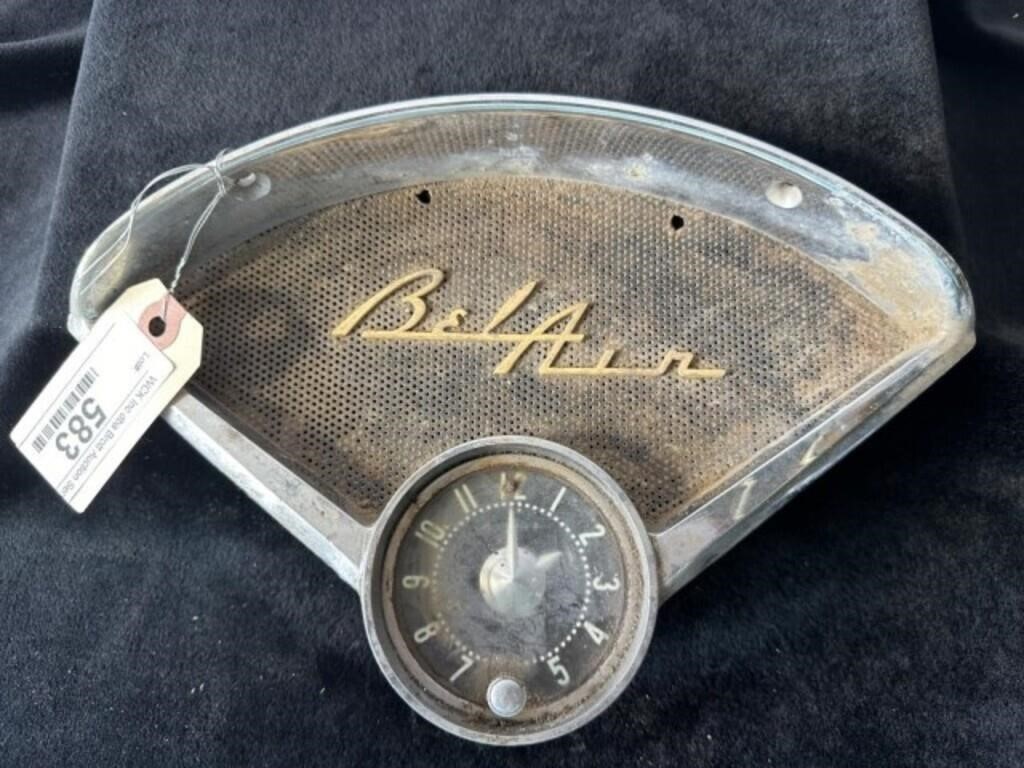 1955-56 Bel Air Speaker Grill Clock Bezel