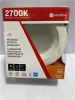 Utilitech 2700K 4" LED Recessed Downlight