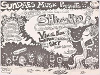 Shiva's Headband 1969 Boogie Art Flyer/Handbill