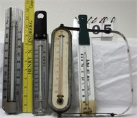 4 Vintage Various Thermometers
