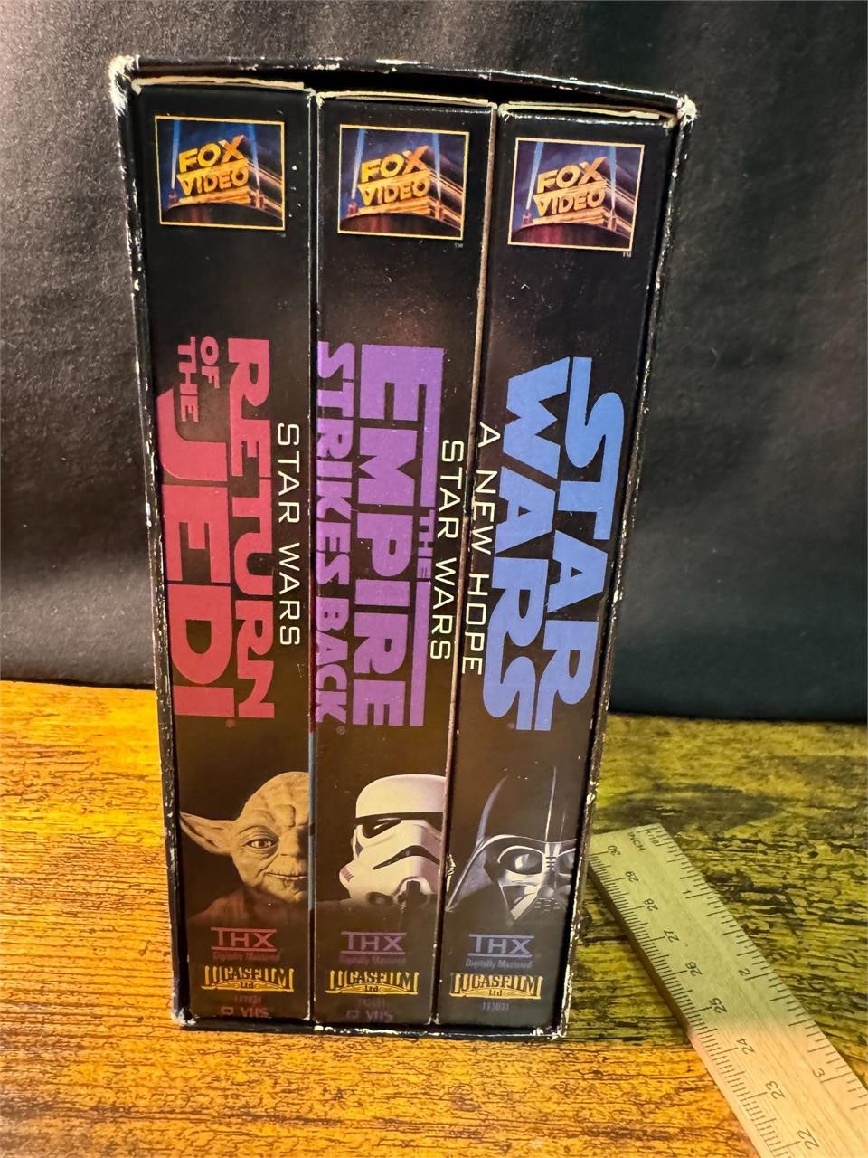 STAR WARS TRILOGY VHS LOT