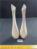 Iridescent Ceramic Vases