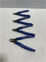 (4) Plafo model 110 pliers/cutters. Blue wire