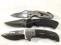 Lot of (3) Folding Pocket Knives