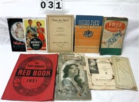 Vintage Almanacs & Other Paper Items
