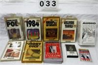 9 Audio Books On Cassette Tapes & Billy Joel
