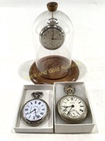 Vintage Westclox Pocket Watches & Dome Watch