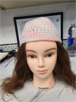 pastel colored beanie