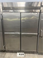 Hobart 2 Door Stainless Steel Freezer QF2