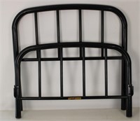SIMMONS LIMITED BLACK METAL SINGLE BED FRAME
