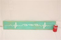 36" Wave & Heart Beat Sign