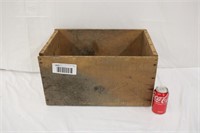 Wooden Crate w/ Slat Bottom, 19.5" x 12" x 10"
