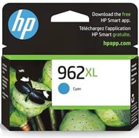 Pair of HP 902XL cyan ink cartridges