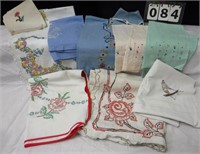 Vintage Lot Tablecloths-Napkins-More