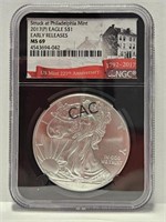 2017-P Silver Eagle Early Release NGC MS69