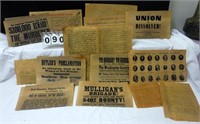 Many Vintage Antique Document Reproductions