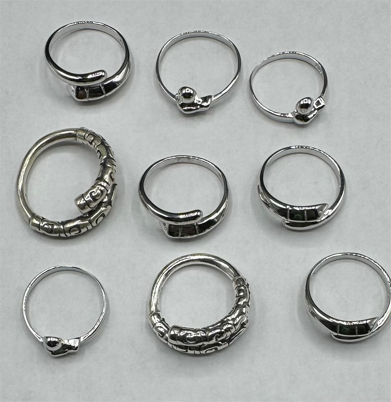 Silver Rings Lot