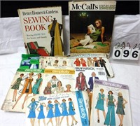 Vintage Patterns & 2 Vintage Sewing Books