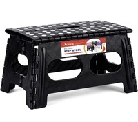 ACSTEP Folding Step Stool,15-Inch Extra Wide