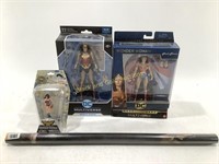 (4) New Wonder Woman Action Figures & Poster