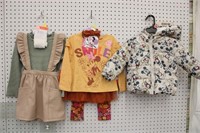 2T Mickey Mouse Puffer Jacket w/ 3T Outfits