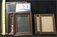 Assorted Wood Picture Frames