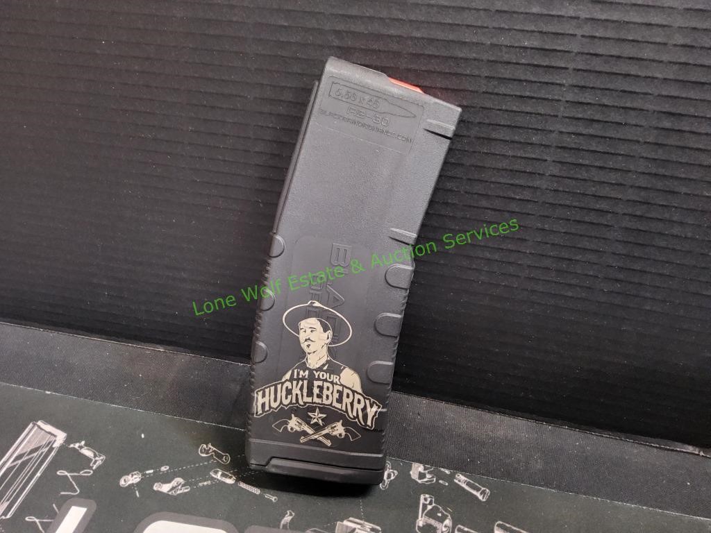 Black Rain Engraved Magazine, Huckleberry