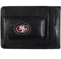 San Fransisco 49ers NFL Leather Money Clip