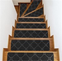 15 Pcs Grey Stair Treads for Wooden Steps