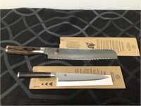 (2) Shun Kitchen Knives New Lot