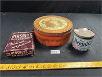 Vintage Hershey's Box, Tins