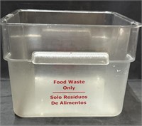 Cambro 12 Qt Food Waste Bin