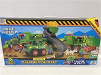 Mega Farm Yardset build and play toy for kids