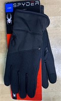 SPYDER Thinsulate Gloves Black- Large