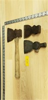 Lot of 3 Vintage Axe Heads ,Kelly