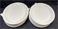 (10) TUXTON Oval Plates