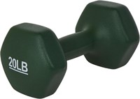 $38-- 20LB Dumbell(1Pcs Green)