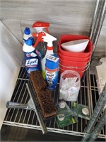 lot asst. cleaning items, etc.