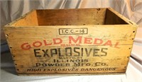 Vintage Gold Medal Explosive Wood Crate