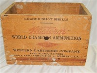 Wood Small Arms Crate Western World Champion