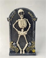 Halloween Dancing Singing Skeleton Tombstone