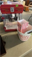 COUNTER TOP POPCORN MAKER W/ BOWL & CONTAINERS