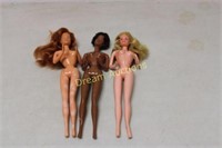 3 Barbies Made in Philipines 1966