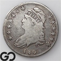 1809 Capped Bust Half Dollar, Details