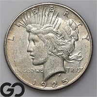 1925-S Peace Dollar, XF+ Bid: 44