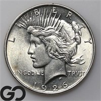 1926 Peace Dollar, BU++ Bid: 125