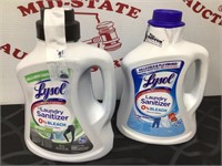 (2) Lysol 90oz Laundry Sanitizer 0% Bleach Lot